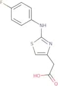 2-(4-(4-Fluorophenylamino)-3,5-thiazolyl)acetic acid