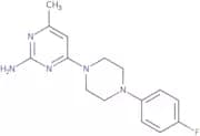 6-(4-(4-Fluorophenyl)piperazinyl)-4-methylpyrimidine-2-ylamine