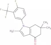 1-(4-Fluoro-3-(trifluoromethyl)phenyl)-2,6,6-trimethyl-5,6,7-trihydroindol-4-one