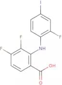 2-(2-Fluoro-4-iodoanilino)-3,4-difluorobenzoic acid