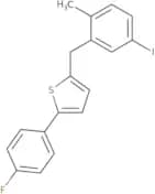2-(4-Fluorophenyl)-5-[(5-iodo-2-methylphenyl)methyl]thiophene