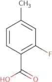 2-Fluoro-4-methylbenzoic acid