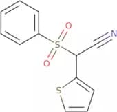2-(Benzenesulfonyl)-2-(thiophen-2-yl)acetonitrile