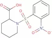 1-[(2-Nitrophenyl)sulfonyl]piperidine-2-carboxylic acid