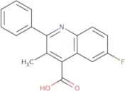 6-Fluoro-3-methyl-2-phenylquinoline-4-carboxylic acid