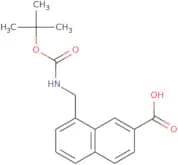 8-(([(tert-Butoxy)carbonyl]amino)methyl)naphthalene-2-carboxylic acid