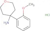 4-(2-Methoxyphenyl)oxan-4-amine hydrochloride