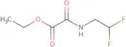 Ethyl [(2,2-difluoroethyl)carbamoyl]formate