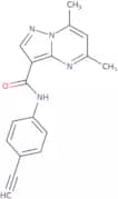 N-(4-Ethynylphenyl)-5,7-dimethyl-pyrazolo[1,5-a]pyrimidine-3-carboxamide