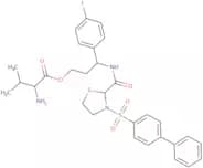 (S)-2-Amino-3-methyl-butyric acid (S)-3-(((S)-3-(biphenyl-4-sulfonyl)-thiazolidine-2-carbonyl)-ami…