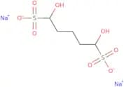 Glutaraldehyde sodium bisulfite addition compound