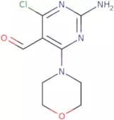 2-Amino-4-chloro-6-(morpholin-4-yl)pyrimidine-5-carbaldehyde