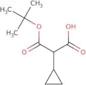 3-(tert-Butoxy)-2-cyclopropyl-3-oxopropanoic acid