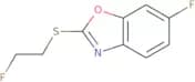 6-Fluoro-2-[(2-fluoroethyl)sulfanyl]-1,3-benzoxazole