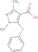1,3-Dimethyl-5-(phenylsulfanyl)-1H-pyrazole-4-carboxylic acid