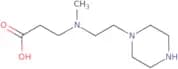 3-{Methyl[2-(piperazin-1-yl)ethyl]amino}propanoic acid