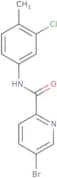 5-Bromo-N-(3-chloro-4-methylphenyl)pyridine-2-carboxamide