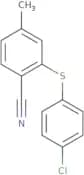 2-[(4-Chlorophenyl)sulfanyl]-4-methylbenzonitrile
