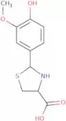 2-(4-hydroxy-3-methoxyphenyl)-1,3-thiazolidine-4-carboxylic acid