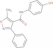 N-(4-hydroxyphenyl)(5-methyl-3-phenylisoxazol-4-yl)formamide