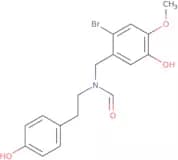 N-(p-Hydroxyphenethyl)-N-(2-bromo-5-hydroxy-4-methoxybenzyl)formamide