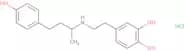 4-[2-[[3-(4-Hydroxyphenyl)-1-methylpropyl]amino]ethyl]-1,2-benzenediol hydrochloride
