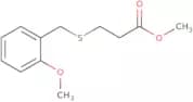 Methyl 3-{[(2-methoxyphenyl)methyl]sulfanyl}propanoate