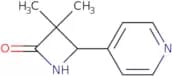 3,3-Dimethyl-4-(pyridin-4-yl)azetidin-2-one