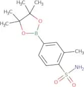 2-Methyl-4-(tetramethyl-1,3,2-dioxaborolan-2-yl)benzene-1-sulfonamide