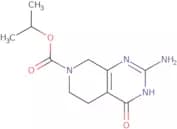 Isopropyl 2-amino-4-hydroxy-5,8-dihydropyrido[3,4-d]pyrimidine-7(6H)-carboxylate