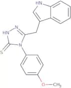 5-(Indol-3-ylmethyl)-4-(4-methoxyphenyl)-1,2,4-triazole-3-thiol