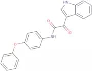 2-Indol-3-yl-2-oxo-N-(4-phenoxyphenyl)ethanamide