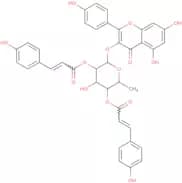 3-[[6-Deoxy-2,4-bis-O-[(2Z)-3-(4-hydroxyphenyl)-1-oxo-2-propen-1-yl]-α-L-mannopyranosyl]oxy]-5,7-d…
