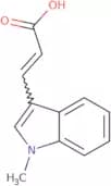 (2E)-3-(1-Methyl-1H-indol-3-yl)prop-2-enoic acid