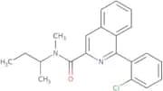 1-(2-Chlorophenyl)-N-methyl-N-[(1R)-1-methylpropyl]-3-isoquinolinecarboxamide