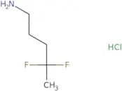 4,4-Difluoropentan-1-amine hydrochloride