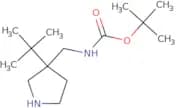 tert-Butyl N-[(3-tert-butylpyrrolidin-3-yl)methyl]carbamate