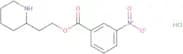 2-(Piperidin-2-yl)ethyl 3-nitrobenzoate hydrochloride