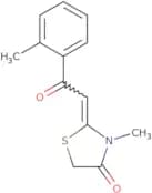 3-Methyl-2-[2-(2-methylphenyl)-2-oxoethylidene]-1,3-thiazolidin-4-one