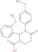 2-(2-Methoxyphenyl)-1-(4-methoxyphenyl)-6-oxopiperidine-3-carboxylic acid