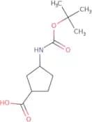 3-((tert-Butoxycarbonyl)amino)cyclopentanecarboxylic Acid