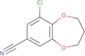 9-Chloro-3,4-dihydro-2H-1,5-benzodioxepine-7-carbonitrile