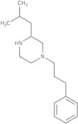 3-(2-Methylpropyl)-1-(3-phenylpropyl)piperazine