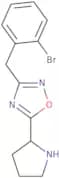 3-[(2-Bromophenyl)methyl]-5-(pyrrolidin-2-yl)-1,2,4-oxadiazole