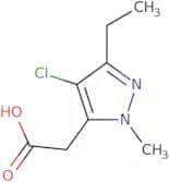 2-(4-Chloro-3-ethyl-1-methyl-1H-pyrazol-5-yl)acetic acid
