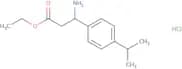 Ethyl 3-amino-3-(4-isopropylphenyl)propanoate hydrochloride