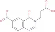 3-(6-Nitro-4-oxo-3,4-dihydroquinazolin-3-yl)propanoic acid