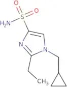 1-(Cyclopropylmethyl)-2-ethyl-1H-imidazole-4-sulfonamide