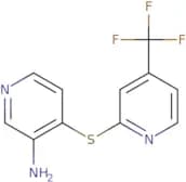 4-([4-(Trifluoromethyl)pyridin-2-yl]sulfanyl)pyridin-3-amine