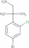 2-(4-Bromo-2-chlorophenyl)-2-methylpropan-1-amine